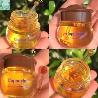 [Hàng mới về] Dưỡng môi mật ong CAPPUVINI làm hồng môi giảm khô môi nứt nẻ
