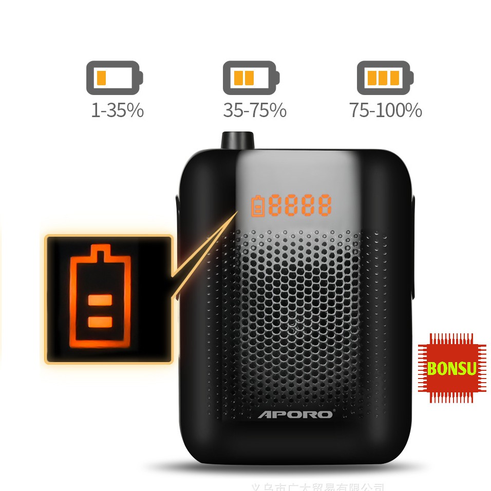 Loa trợ giảng không dây Aporo T30, máy trợ giảng có bluetooth