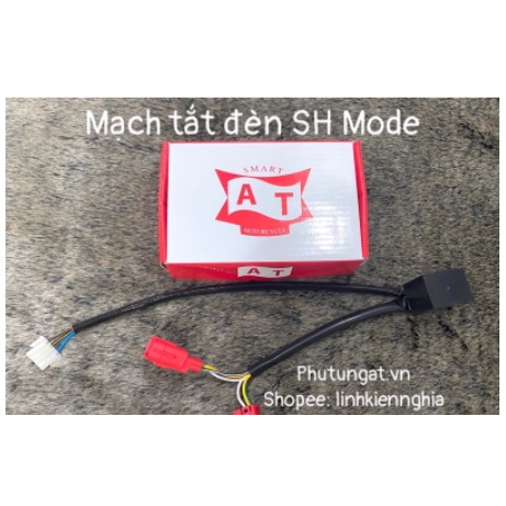 Mạch bật tắt đèn xe SH MODE bấm sẵn full giắc kèm nút passing sh