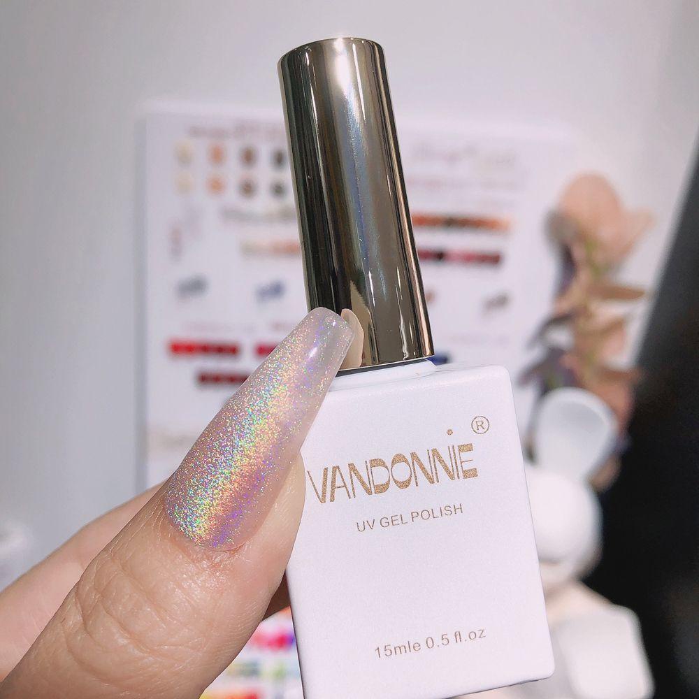 Lọ Nước Sơn Móng Tay 15ML Màu Cầu Vồng Sáng Bóng Cho Nữ