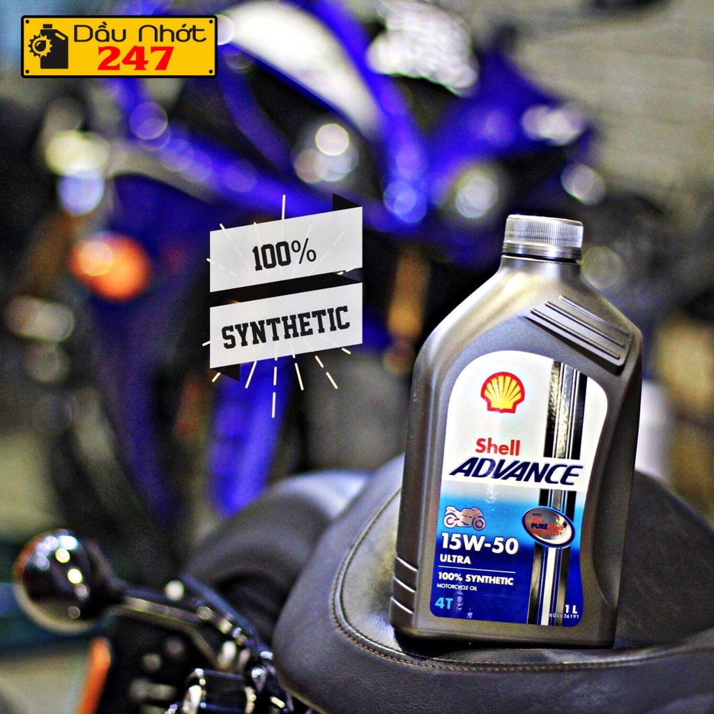 Dầu nhớt Shell Advance Ultra 15w50 1L
