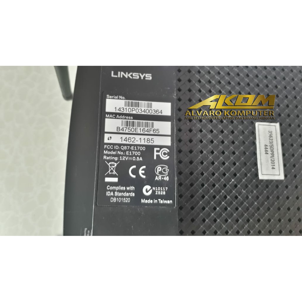 Bộ Định Tuyến Không Dây Linksys E1700