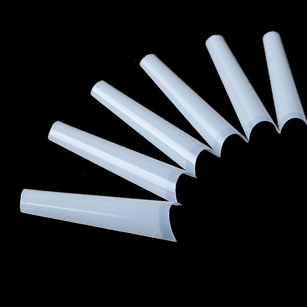 Set 500 Móng Tay Giả 10 Kích Cỡ Hình Chữ C