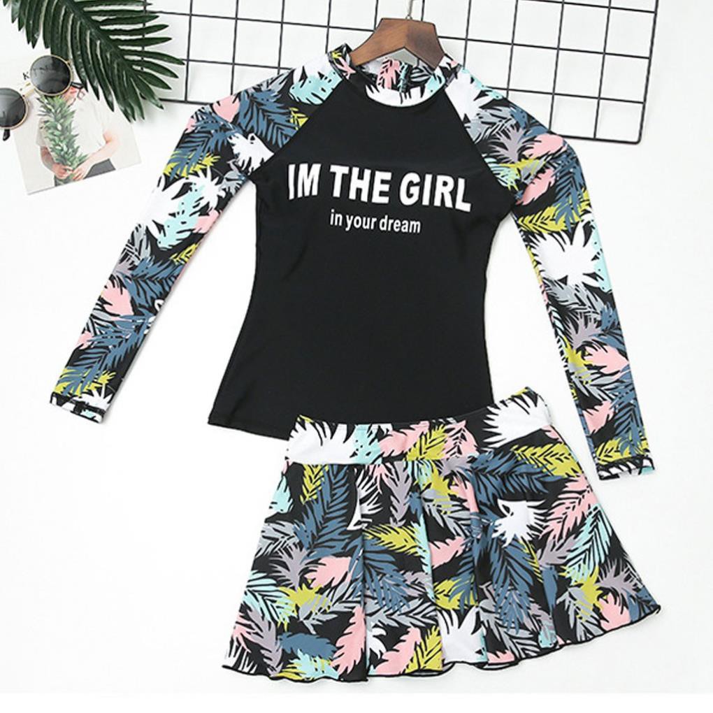 𝐂ự𝐜 𝐑ẻ XẢ 🚀 | Ảnh Thật | Đồ bơi nữ áo dài tay phối chân váy có quần short BK-356i . 2020 Sale 1 Xinh Chuẩn . ! ' ' ˇ | BigBuy360 - bigbuy360.vn