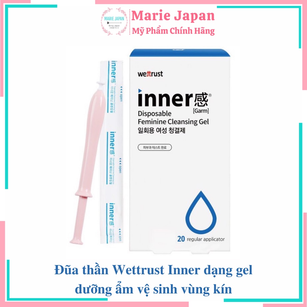 Dung dịch vệ sinh Wettrust Inner dạng gel dưỡng ẩm vệ sinh vùng kín (1 Que lẻ)