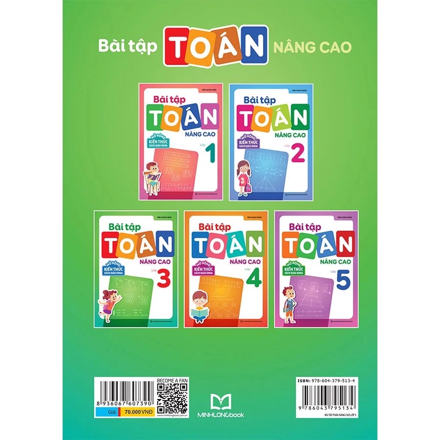 Sách: Bài Tập Toán Nâng Cao Lớp 3 - Mở Rộng Kiến Thức Sách Giáo Khoa