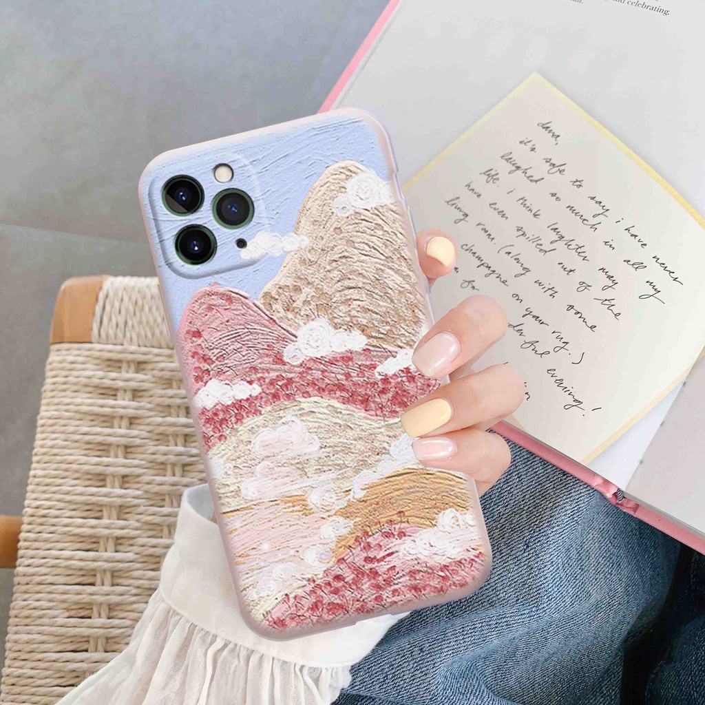 Ốp lưng iphone Ốp lưng iphone vuông cạnh hìnhIphone6/6plus/6S/6S plus/6/7/7plus/8/8plus/X/XS/XS Max/ Dinuo case