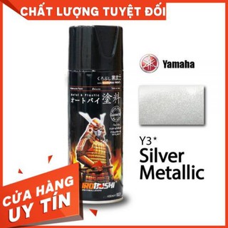 Sơn samurai kurobushi yamaha màu bạc ánh kim