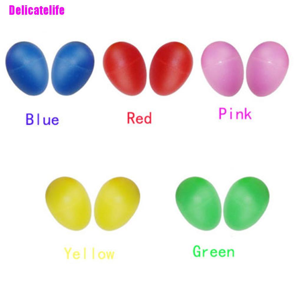 Đồ chơi nhạc cụ Maracas hình quả trứng bằng nhựa cho trẻ nhỏ
