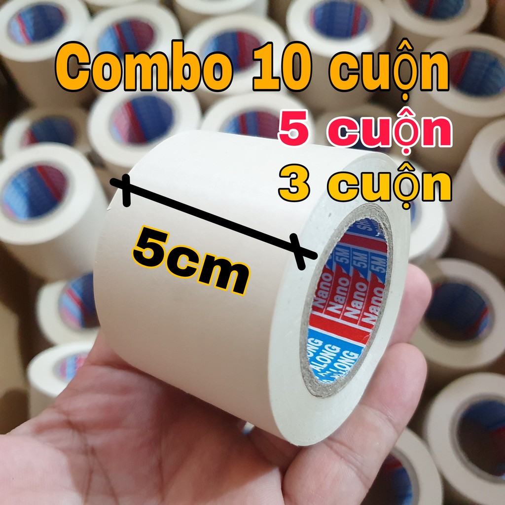 [Combo 5cm Siu Rẻ] Băng Keo Dán Cơ Thể Thao nano ⚡FREESHIP EX⚡Bảo vệ các khớp, gối khỏi chấn thương, quấn chân tay