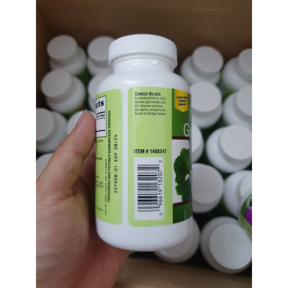 Viên Uống Bổ Não Trunature Ginkgo Biloba 120 mg chai 340 viên từ mỹ