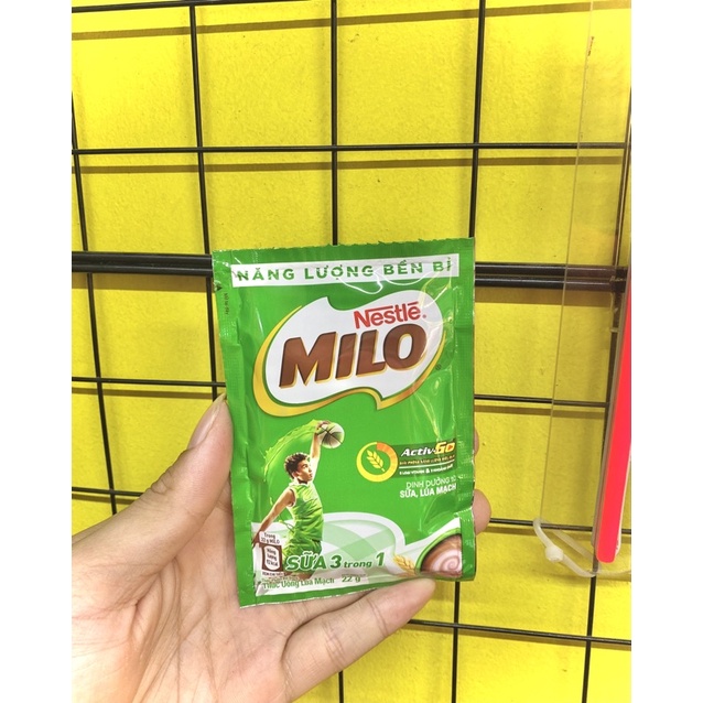 Bột thức uống lúa mạch 3in1 Milo Active Go gói 22g thumbnail