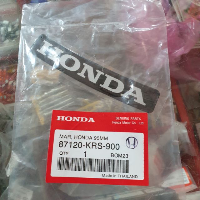 Tem chữ honda (100mm) | Tem chữ Honda dắn mặt nạ trước Wave nhỏ ... CHÍNH HÃNG HONDA