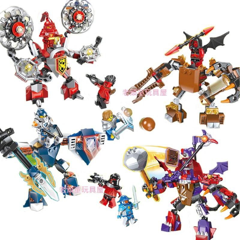 Lắp ráp xếp hình Lego NO.JX90003: Người máy của các hiệp sĩ nexo Knight