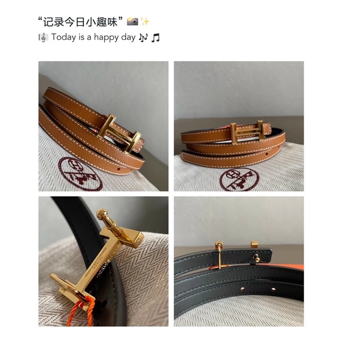 TNS - Thắt lưng nịt bản nhỏ belt buckle and reversable - 3 màu