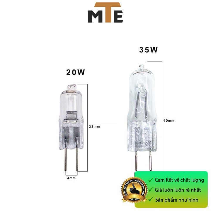 Bóng Đèn Halogen Dùng Cho Đèn Xông Tinh Dầu 12v 20w và 220V 35w