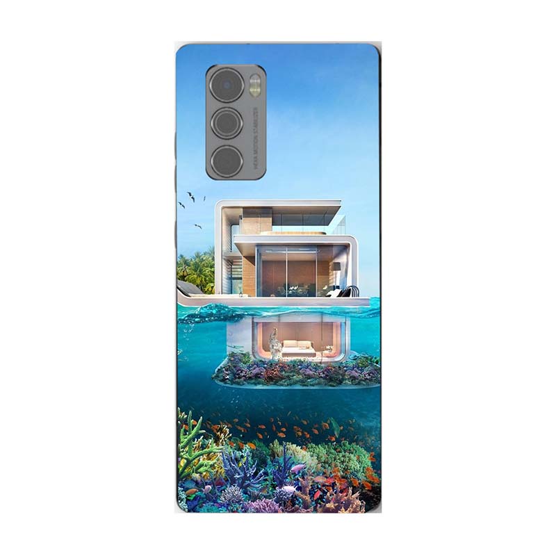 Ốp Điện Thoại Mềm Họa Tiết Đôi Cánh Cho LG Wing 5G LMF100N LMF100EM LMF100TM LMF100VM LGWing