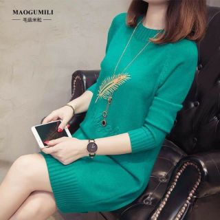 ĐẦM LEN SUÔNG THÊU LÁ