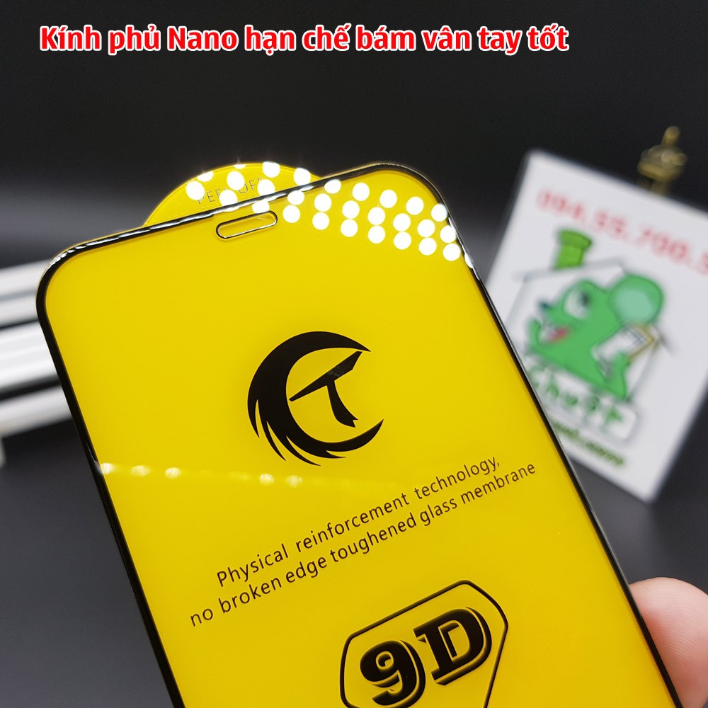 [Siêu Cứng] Kính cường lực iPhone 12 Mini Full Loại Tốt Bóng Đẹp