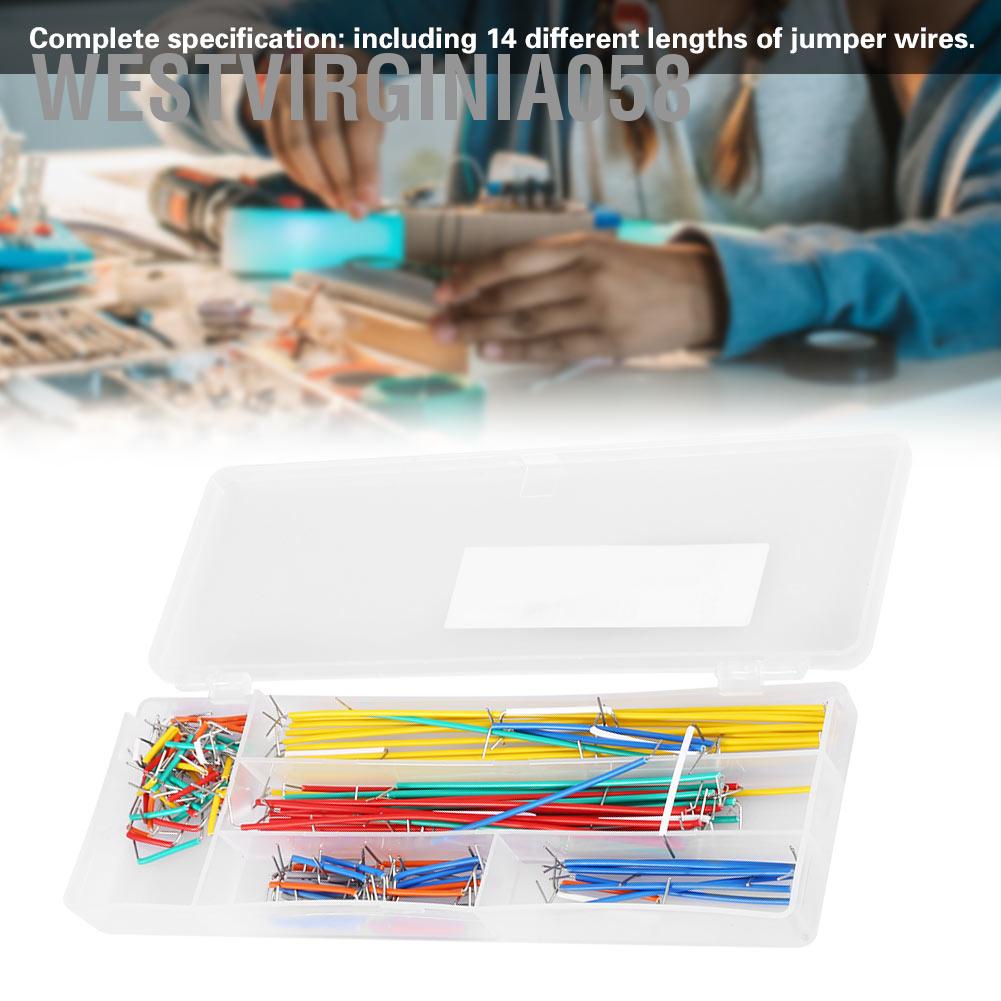 Hot Deals140 Pcs Breadboard Jumper Wire Kit 14 Lengths Assorted Wires with Storage BoxSpot ExpressWestvirginia058