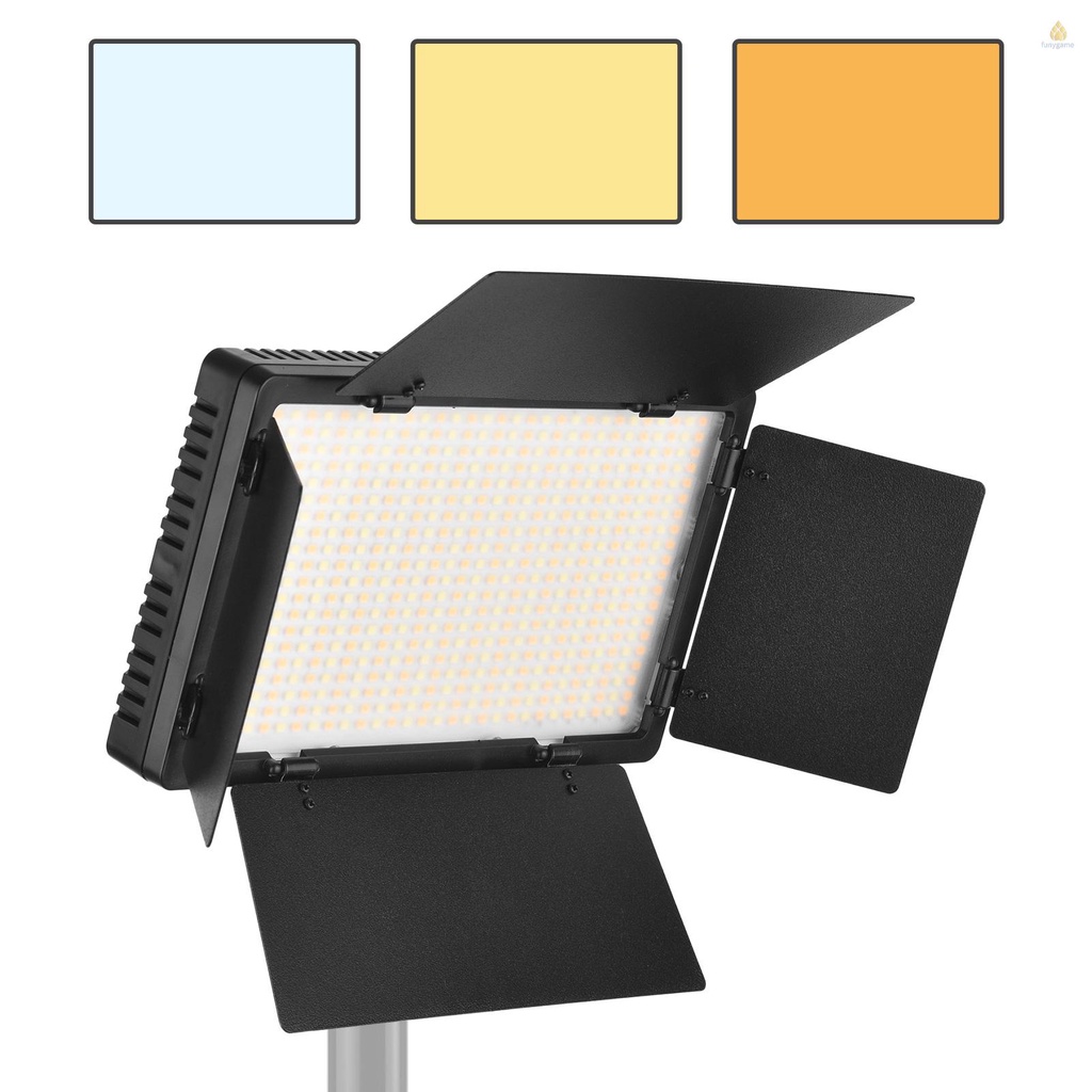 Bảng Đèn LED 600 Bóng Andoer LED-600 Có Thể Điều Chỉnh Nhiệt Độ 3200-5600K