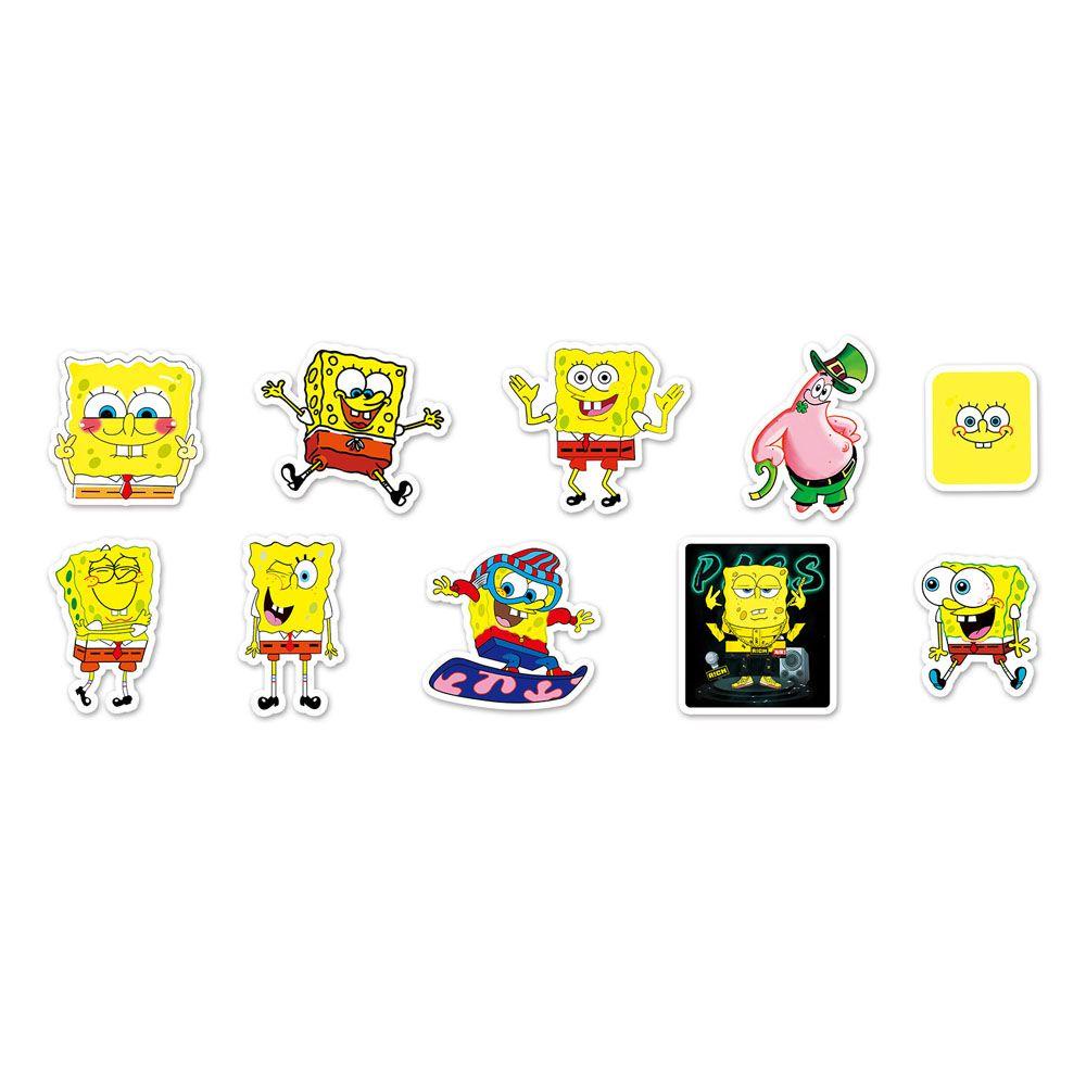 Set 60 Sticker SpongeBob Dán Trang Trí Đa Ứng Dụng