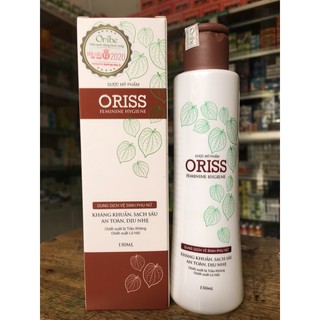 Dung dịch vệ sinh phụ nữ Oriss Oribe, chiết xuất trầu không và lô hội.
