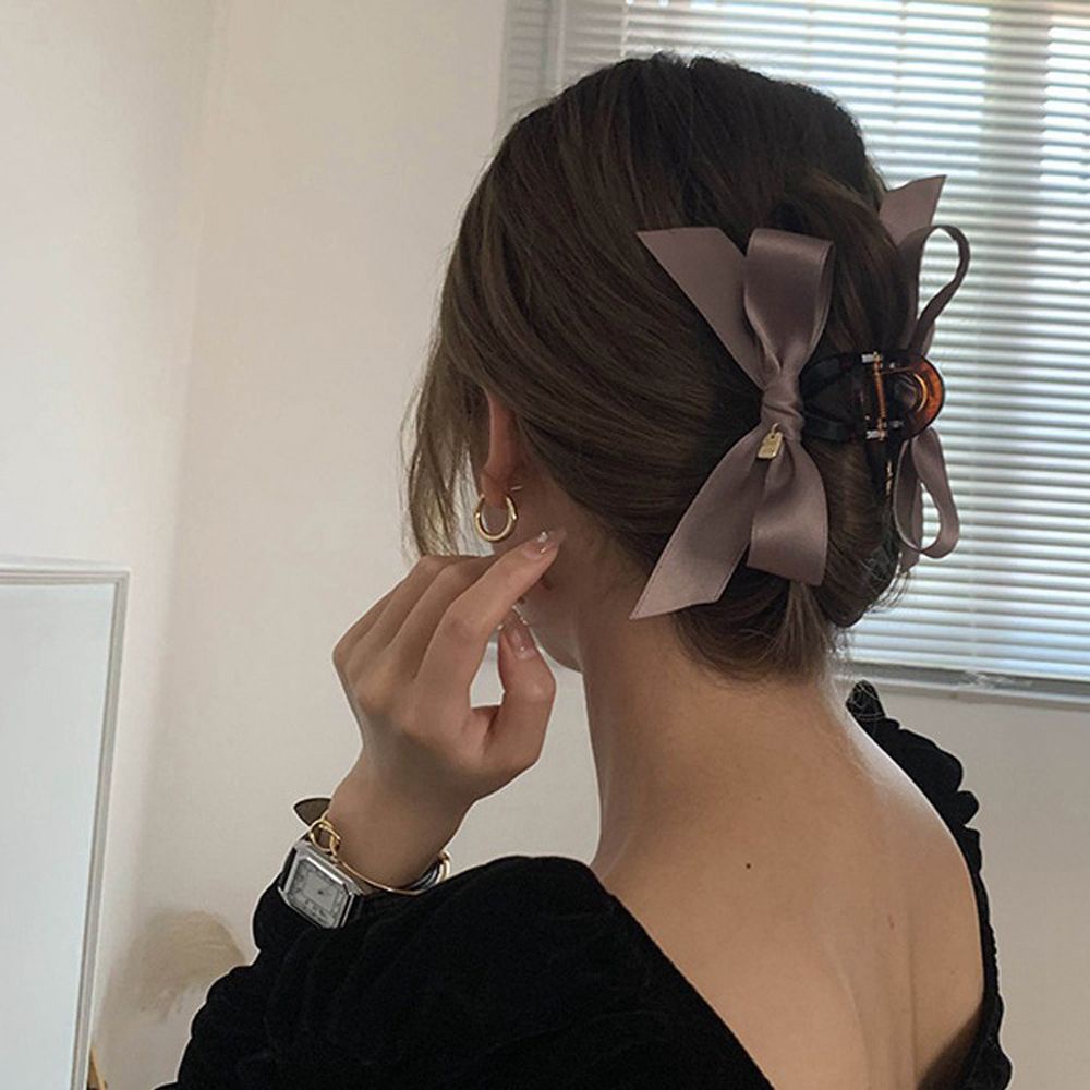 Kẹp tóc càng cua nhiều màu sắc tùy chọn thanh lịch hỗ trợ rửa mặt dành cho nữ