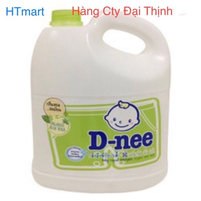 Nước Giặt Xả Dnee Organic - Xanh lá - 3000ml - Thái Lan