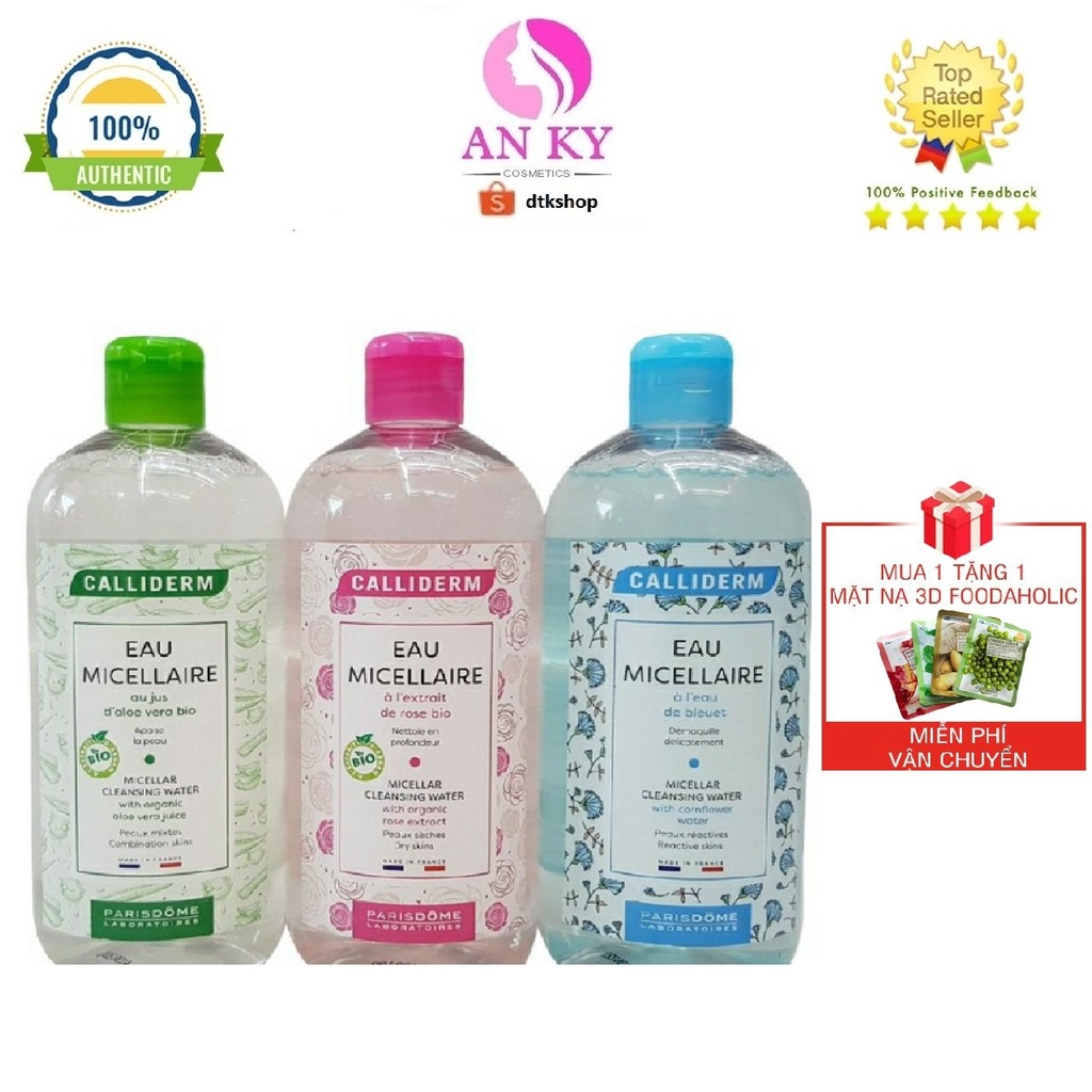  {Thanh lý} Nước Tẩy trang Calliderm Eau Micellaire của Pháp date 4/2022