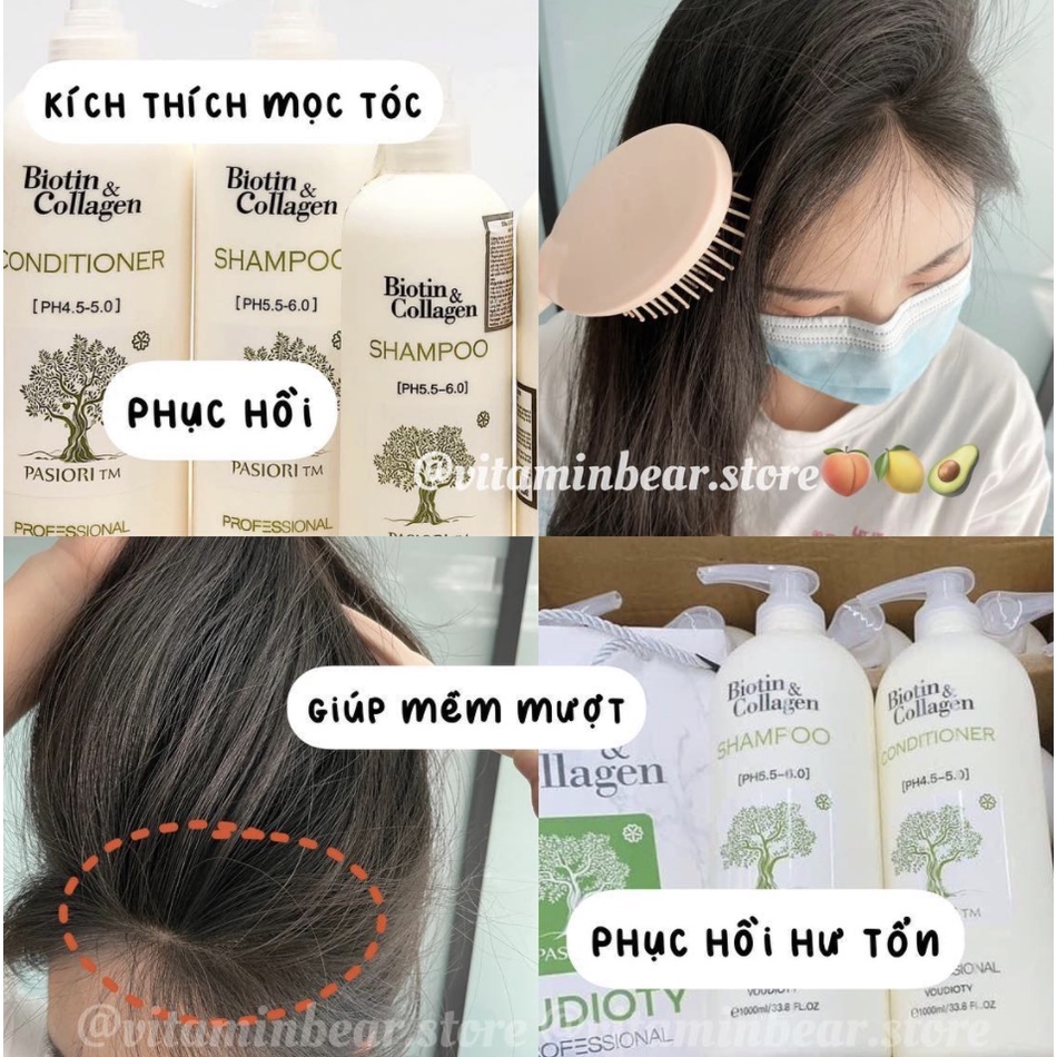 Dầu gội xả Biotin trắng mọc tóc nhanh