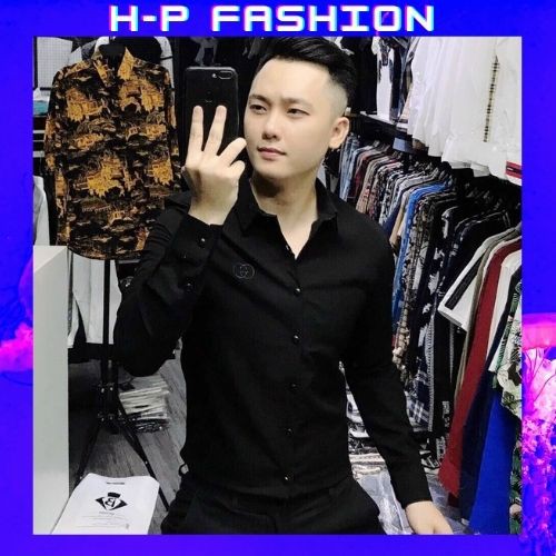 Áo Sơ Mi Nam 🔵 𝐅𝐑𝐄𝐄 𝐒𝐇𝐈𝐏 🔵 Sơ Mi Nam Vải Đũi Co Giãn Hàng Quảng Châu Thời Trang Hpfashion - Asmnhp03