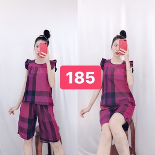 Đồ bộ quần lửng vải kate