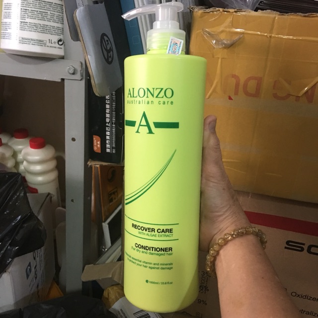 Dầu xã ALONZO NATURE phục hồi tóc khô và hư tổn 1000ml