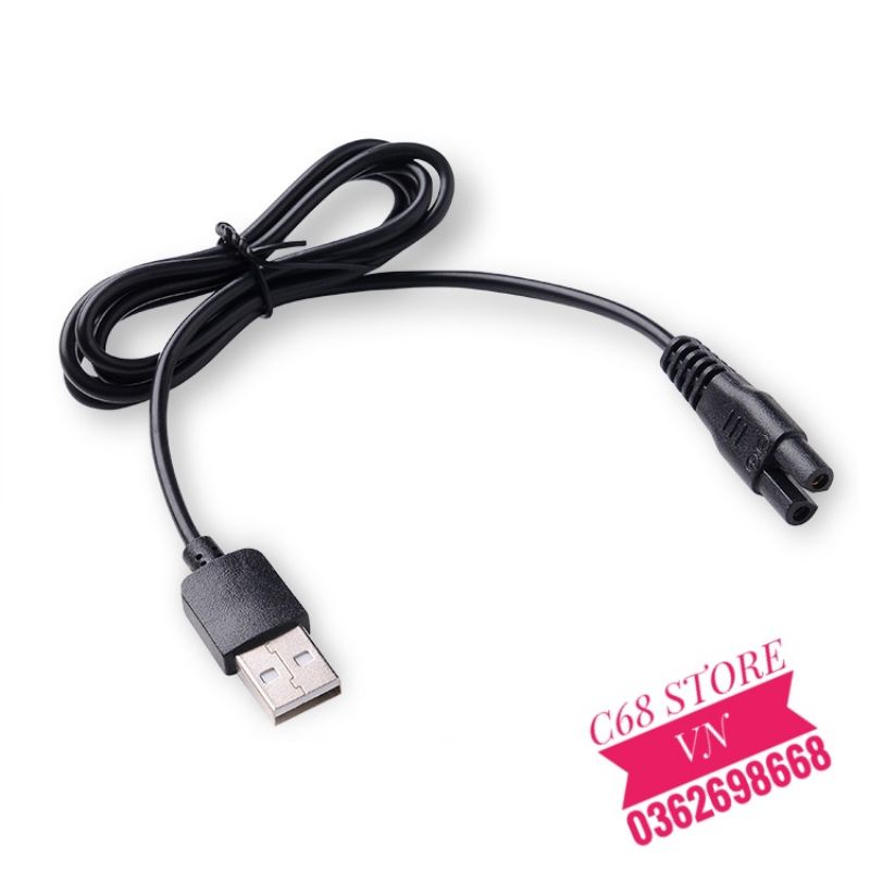 Dây cáp sạc tông đơ đa năng USB 5V dùng cho nhiều dòng tông đơ