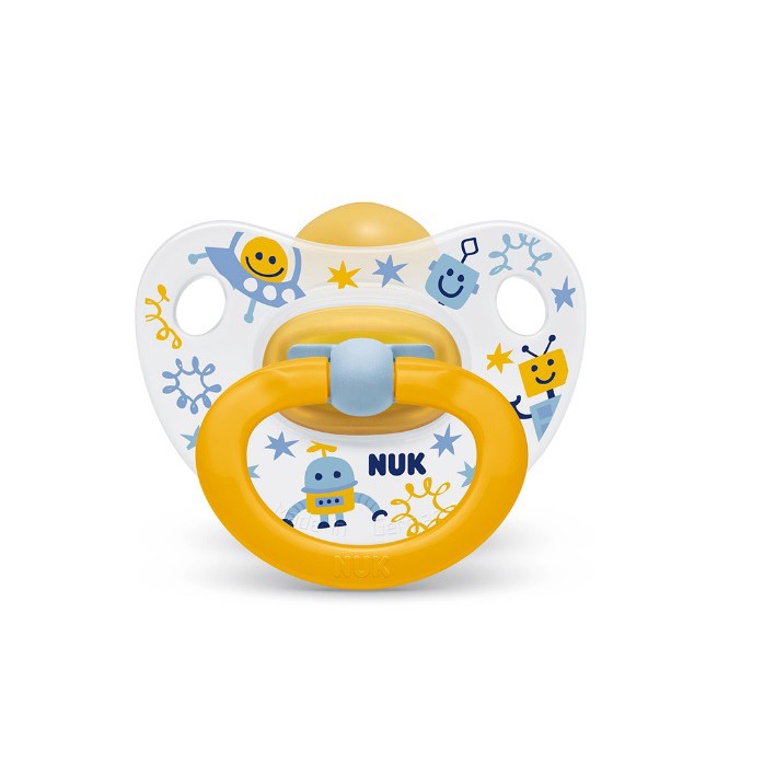 [CHÍNH HÃNG] BỘ 2 TY GIẢ NUK CAO SU SIÊU MỀM CHỈNH NHA 0-6M/6-18M/18-36M