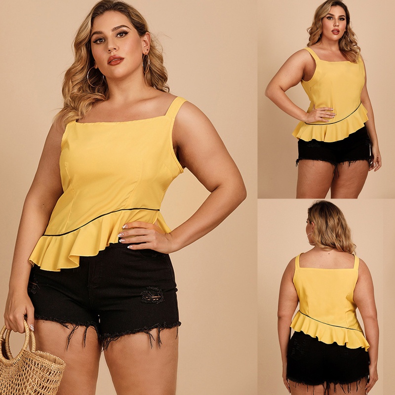 Áo Sơ Mi Không Tay Hở Lưng Màu Trơn Thời Trang Mùa Hè Cho Nữ