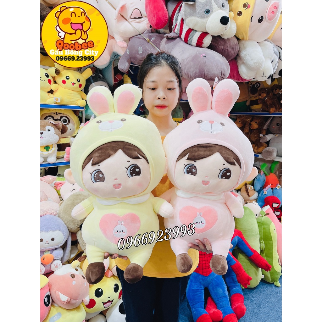 Gấu Bông Búp Bê Cosplay Thỏ Quà Tặng Cho Bé Cao Cấp Dễ Thương