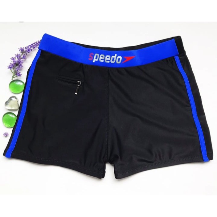 Quần bơi nam, Quần bơi lội Speedo nam co dãn lưng bản, quần bơi có túi đựng chìa khóa | BigBuy360 - bigbuy360.vn