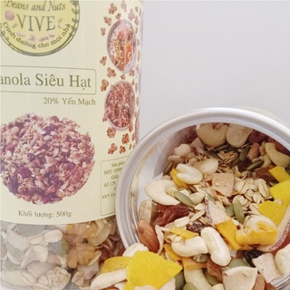 Granola Siêu Hạt (10% Yến Mạch)
