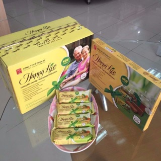 LƯƠNG KHÔ QUÂN ĐỘI - THÙNG LƯƠNG KHÔ ĂN KIÊNG HAPPYLIFE (10hộp-60phong)