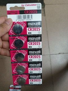 Pin dẹt 3v CR 2025 maxeell