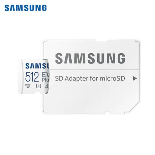 Thẻ nhớ MicroSDXC Samsung Evo Plus 512GB U3 4K 100MB/s - box Anh kèm Adapter (Đỏ)