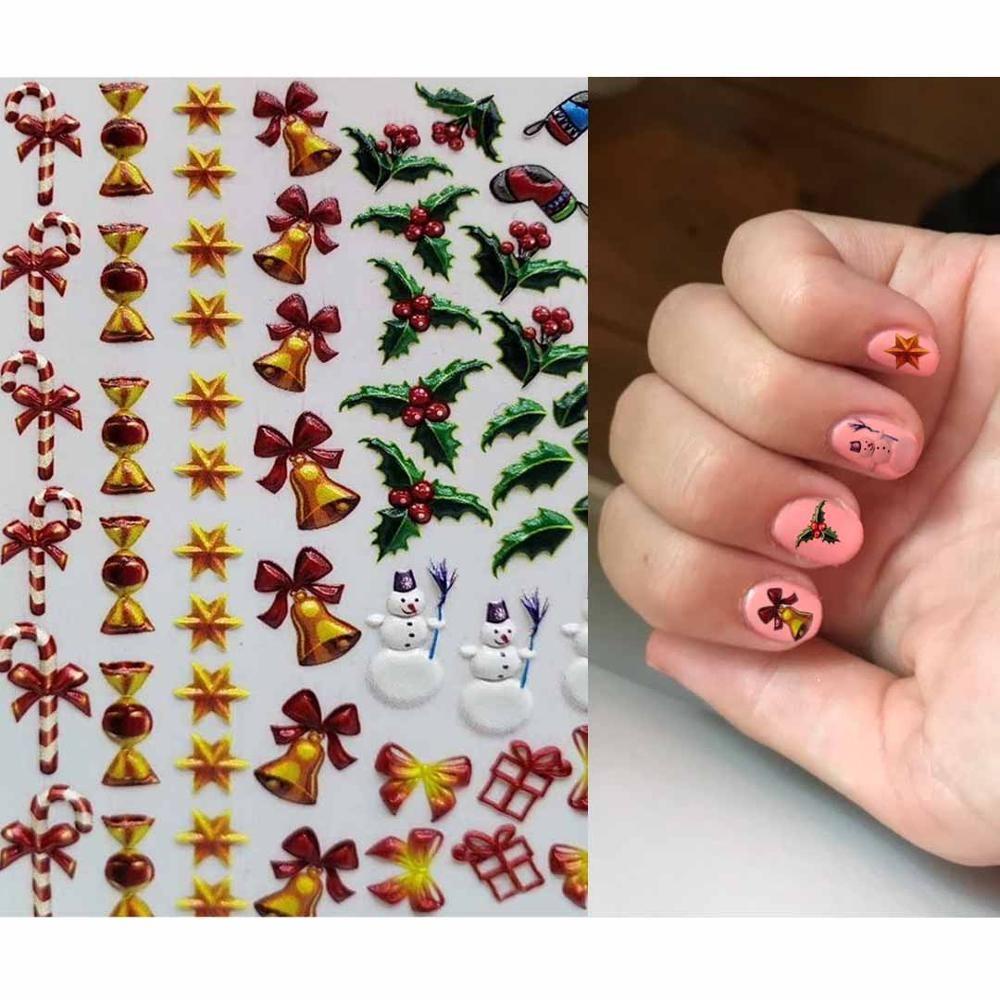 Miếng Dán Trang Trí Móng Tay Bằng Acrylic Họa Tiết Hình Học Độc Đáo