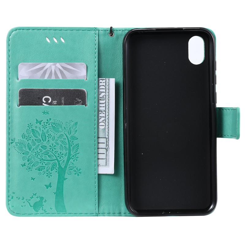 Ốp điện thoại kiểu ví gập da thời trang dành cho Huawei y5 y6 pro y7 y9 2019