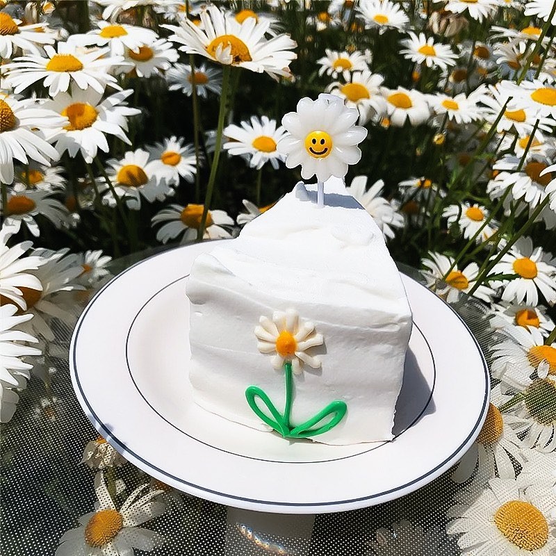 Set 5 Nến Hoa Cúc - Mặt Cười