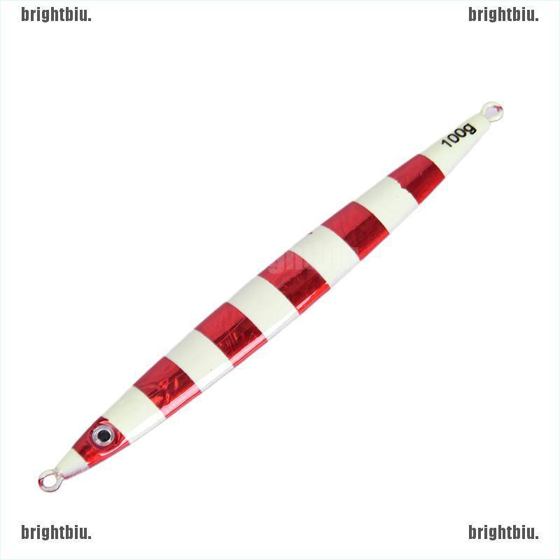 Mồi Câu Cá 100g Bằng Kim Loại Phát Sáng Độc Đáo