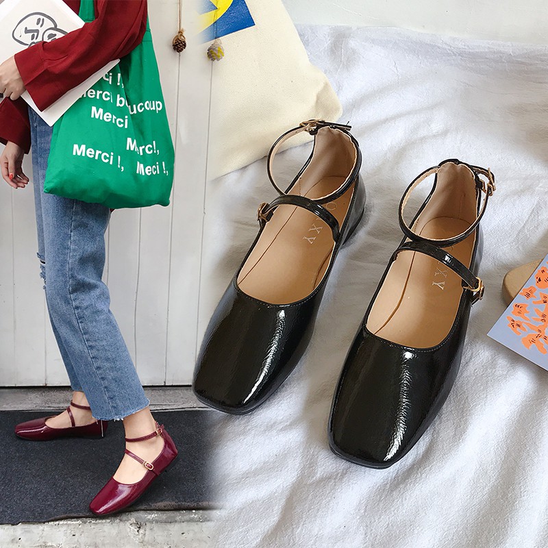[Order] Mẫu giày Mary Jane đế bằng, phong cách thanh lich, nữ tính