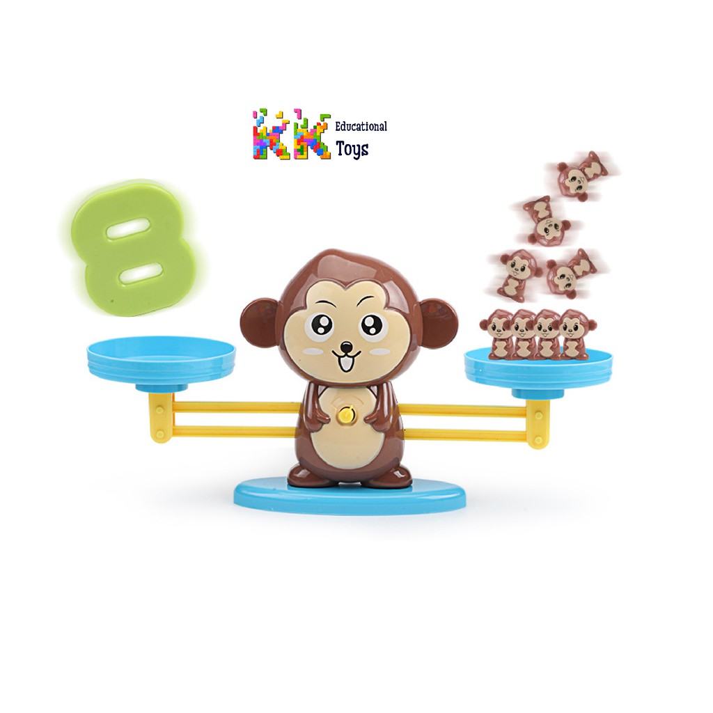 Đồ chơi giáo dục: Toán học cùng khỉ con Monkey balance - Kkstore