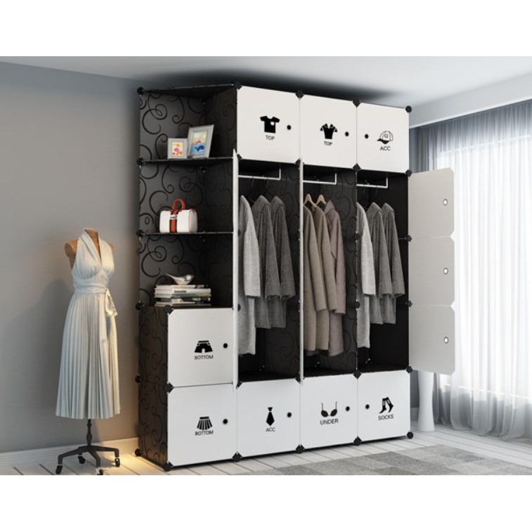 (FREEESHIP) TỦ NHỰA LẮP GHÉP ĐA NĂNG THÔNG MINH 20Ô SIZE LỚN NHIỀU MẪU